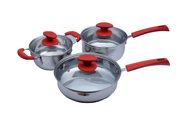 PREMIUM SOFT TOUCH HANDLE COOKWARE SET