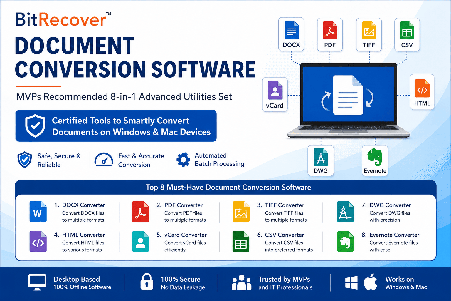 BitRecover Document Conversion Software logo