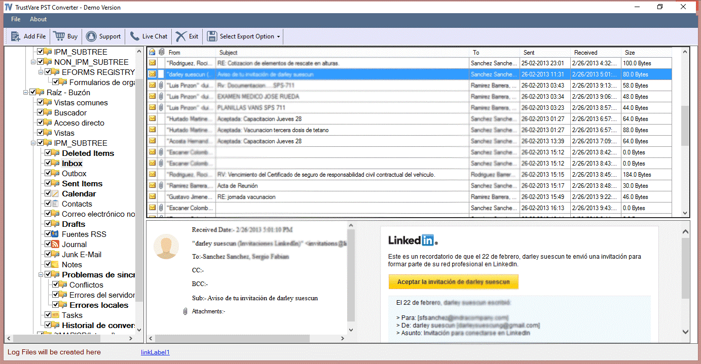 TrustVare PST to PDF Converter Software