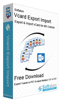 Softaken VCF to PST Converter
