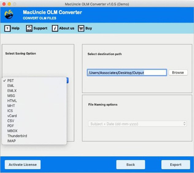 MacUncle OLM to PST Converter logo