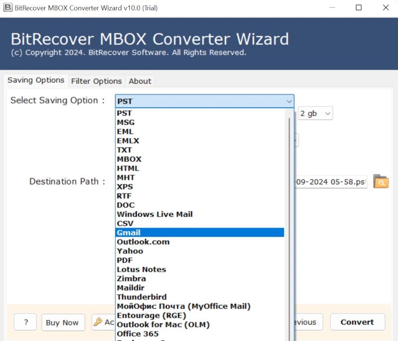 BitRecover MBOX to Gmail Import Tool