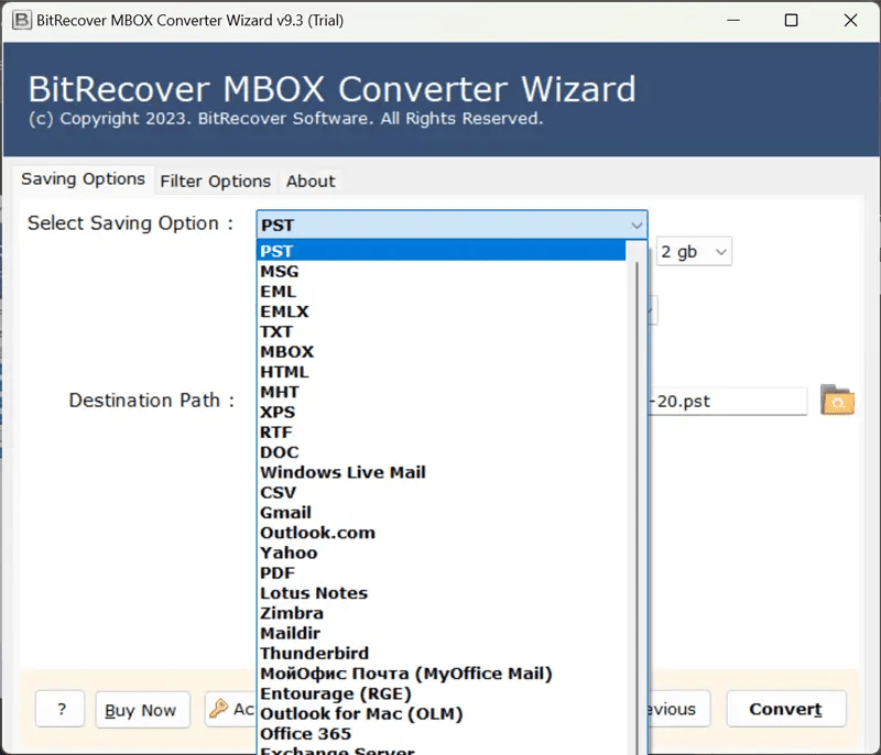 BitRecover MBOX Converter
