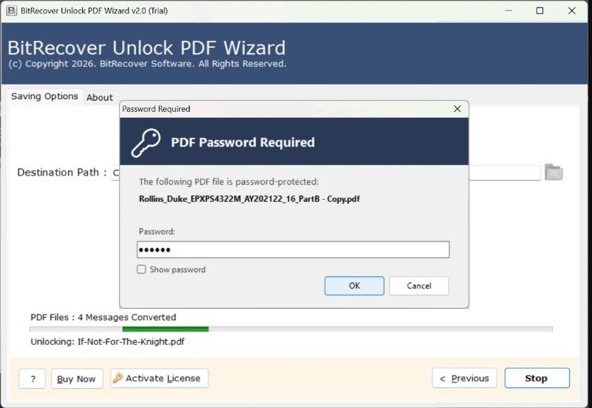 BitRecover PDF Unlocker Wizard
