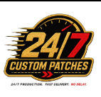 247 Custom Patches logo