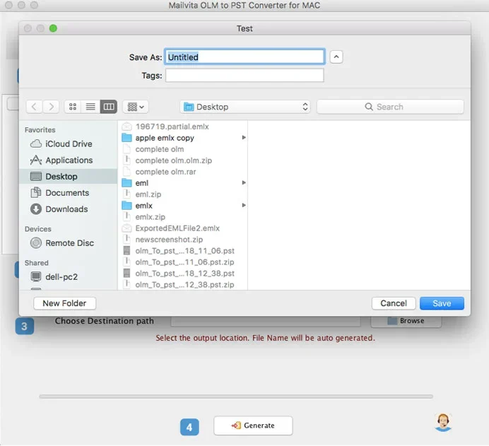 Mailvita OLM to PST Converter for Mac